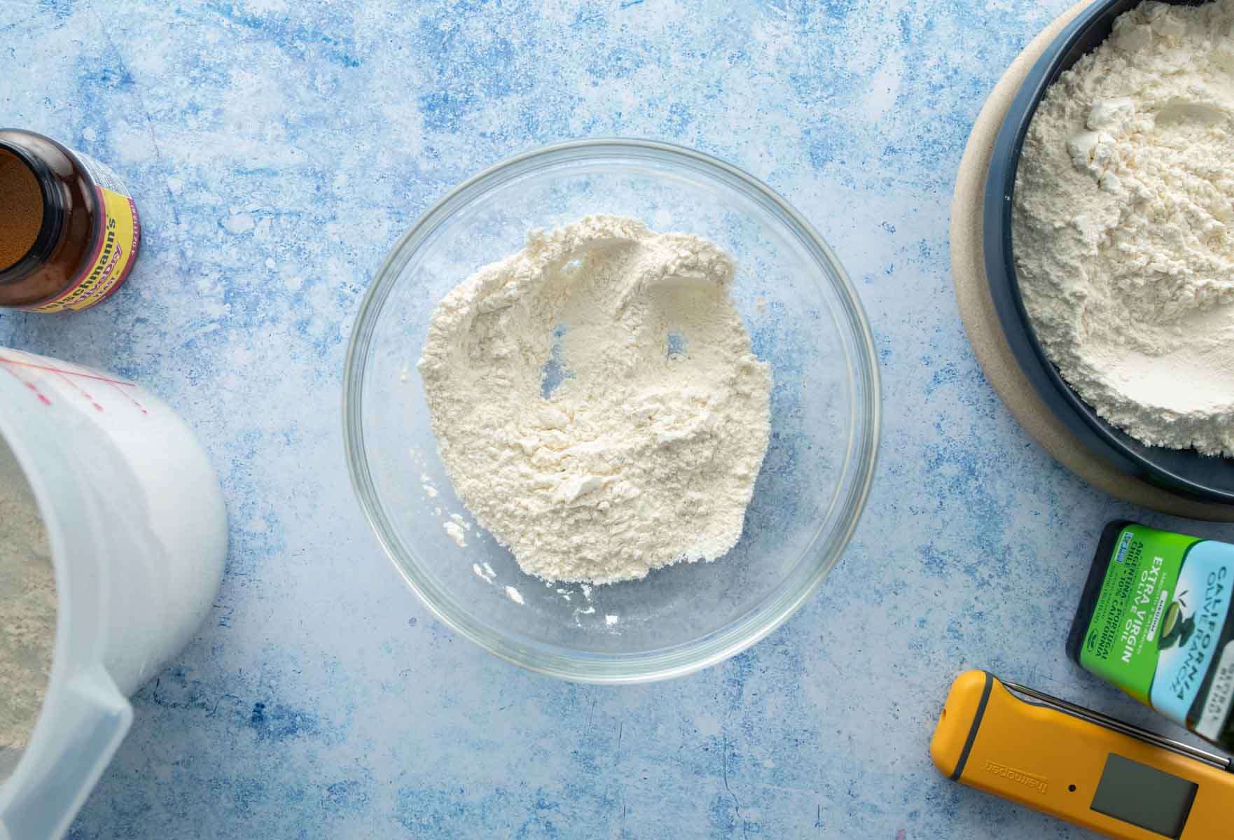 flour in bowl